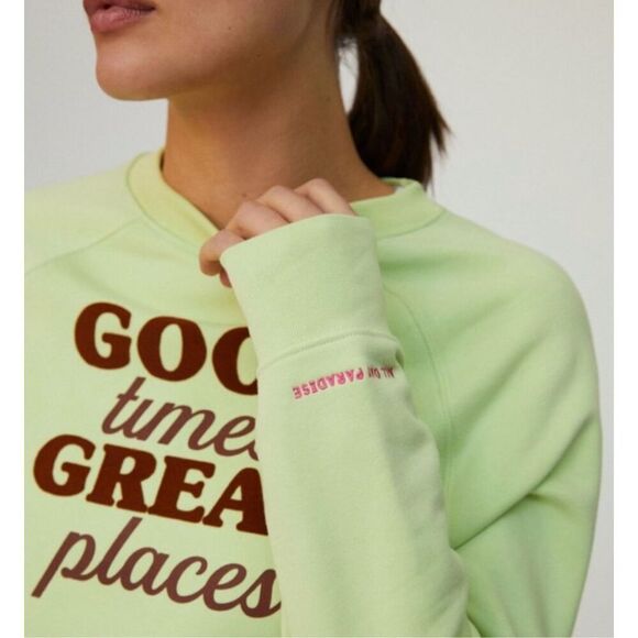Scotch & Soda Anthropologie “Good Times Great Places” Graphic Sweatshirt Large - Picture 1 of 16